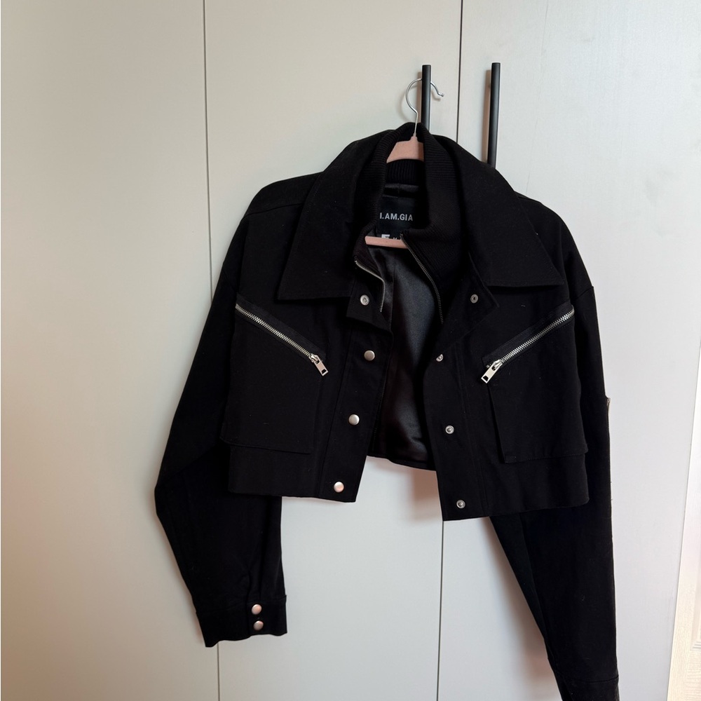Black Cropped Jacket